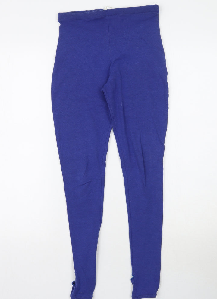 Backstage of Milton Keynes Womens Blue Leggings Size S L27 in