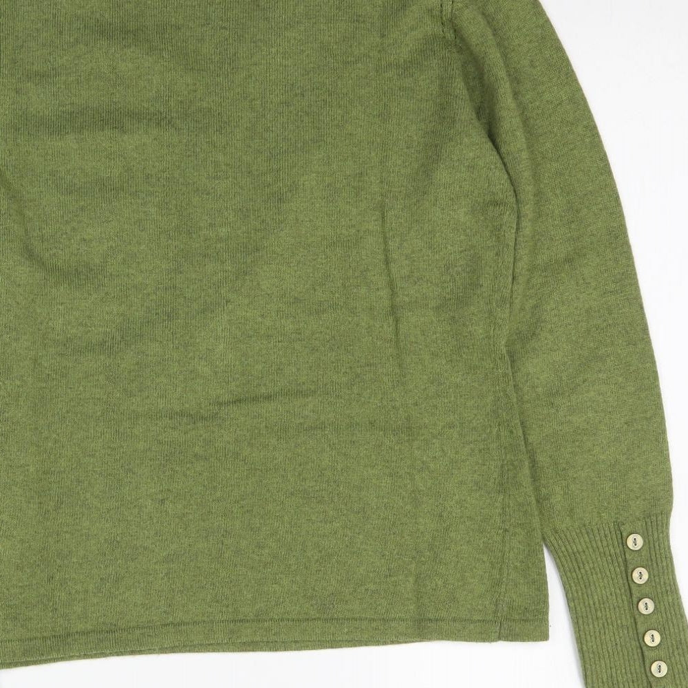 Principles Womens Green   Basic T-Shirt Size 10