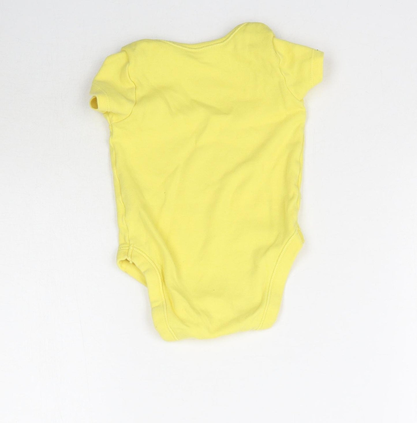 George Girls Yellow   Babygrow One-Piece Size 6-9 Months  - Love heart