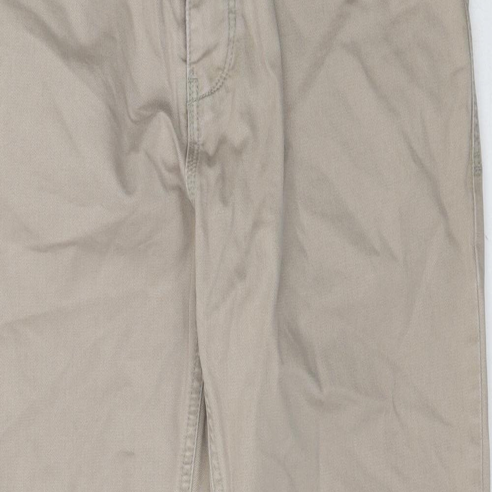 NEXT Mens Beige   Straight Jeans Size 32 L31 in
