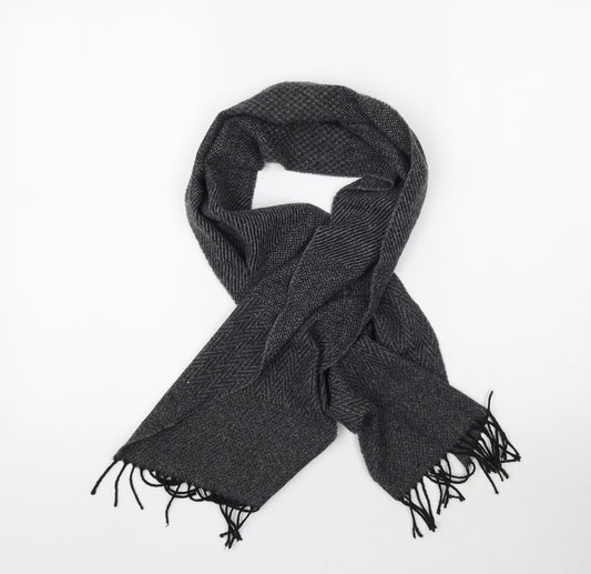 Preworn Unisex Grey  Knit Scarf  One Size