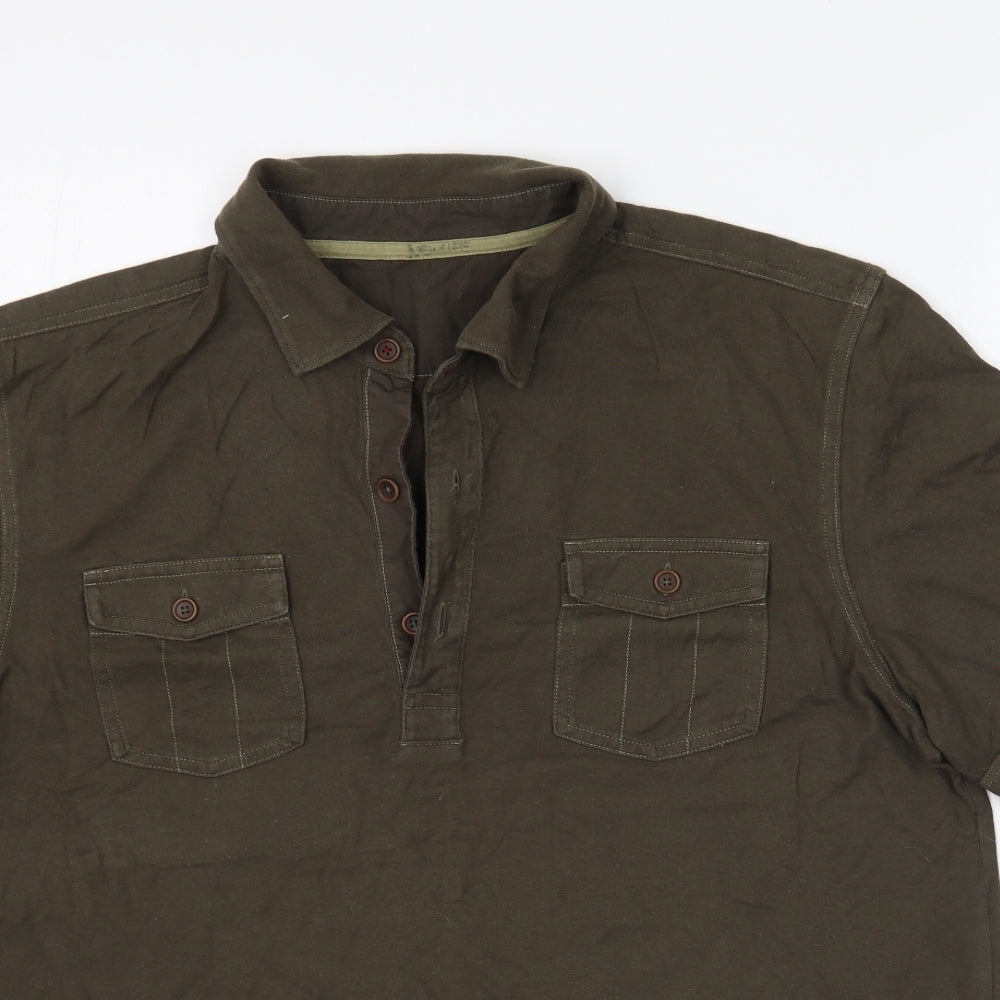 Preworn Mens Green    Polo Size L