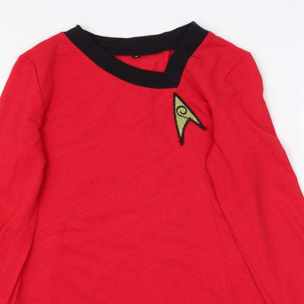 Preworn Womens Red   Mini  Size M  - Star Trek