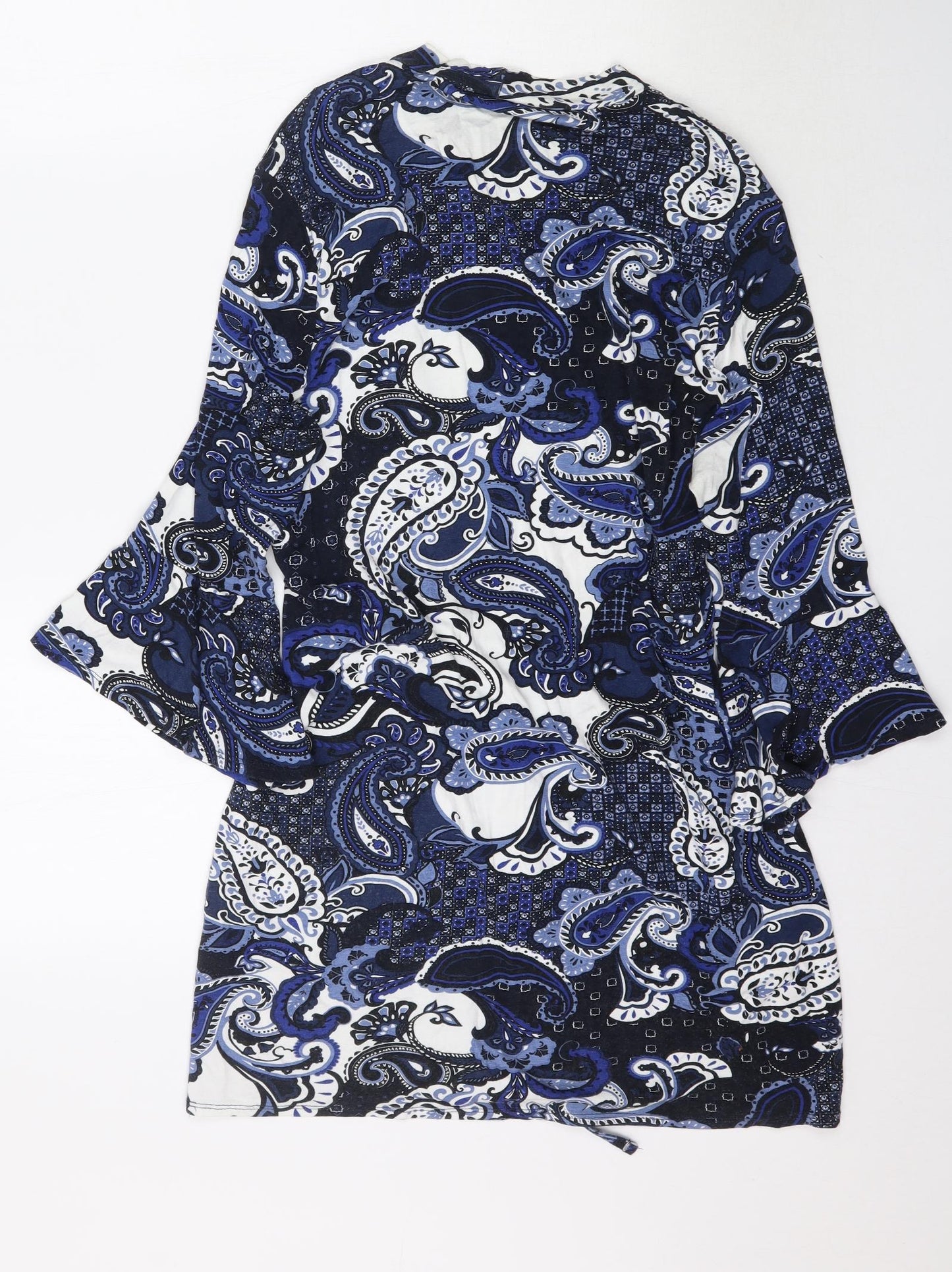 George Womens Blue Paisley  Mini  Size 14