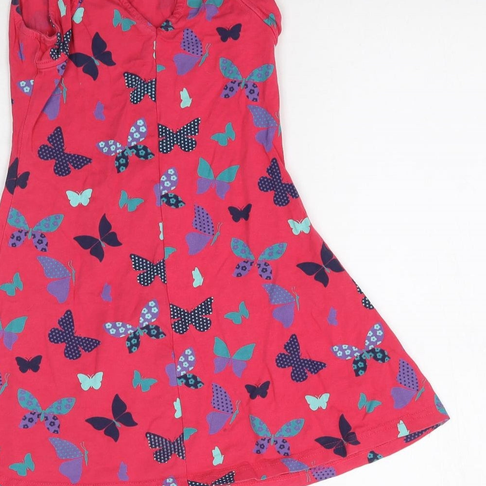 Mountain Warehouse Girls Pink   A-Line  Size 7-8 Years  - Butterfly Print