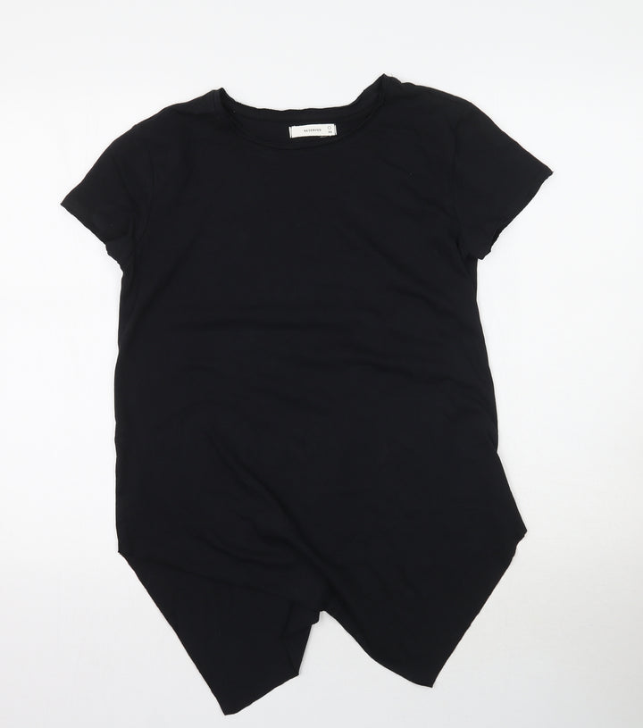 Reserved Mens Black T-Shirt Size XS