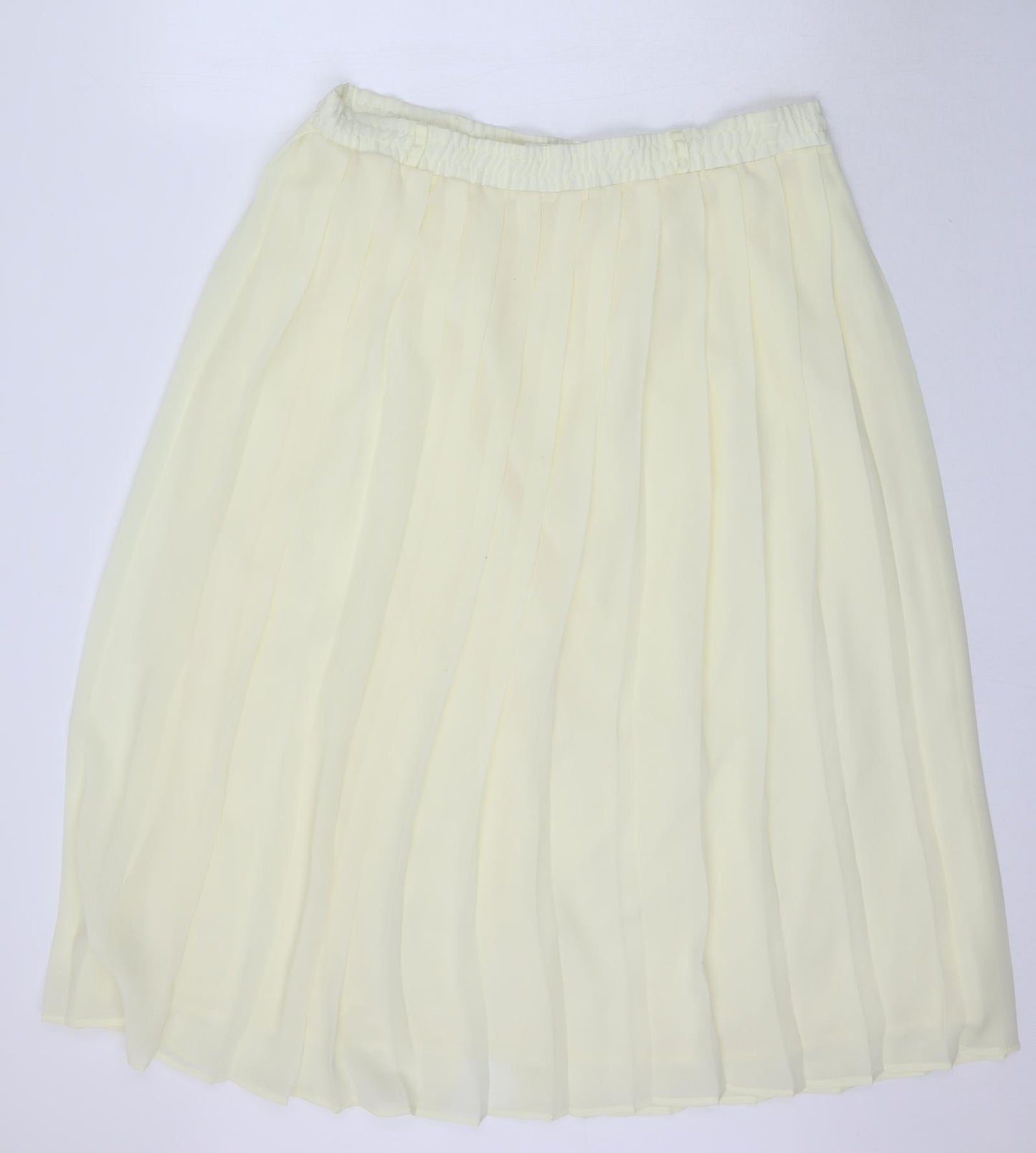 Compliments Womens Yellow   A-Line Skirt Size 16