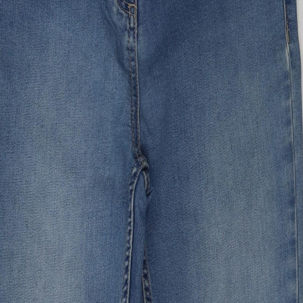 Papaya Womens Blue  Denim Flared Jeans Size 10 L28 in