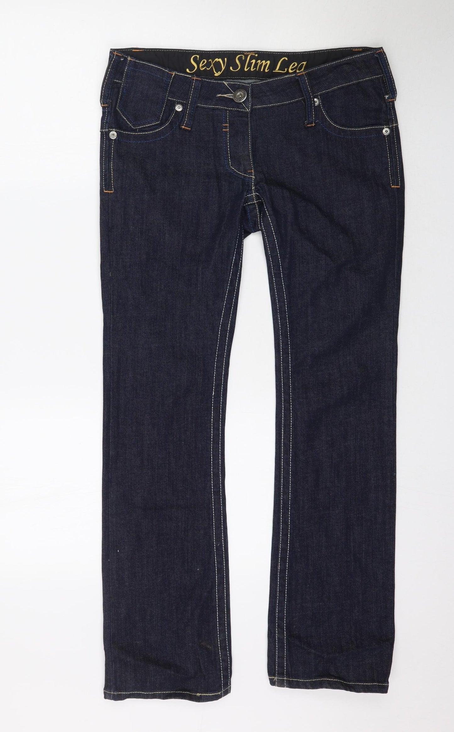 NEXT Womens Blue  Denim Straight Jeans Size 10 L30 in