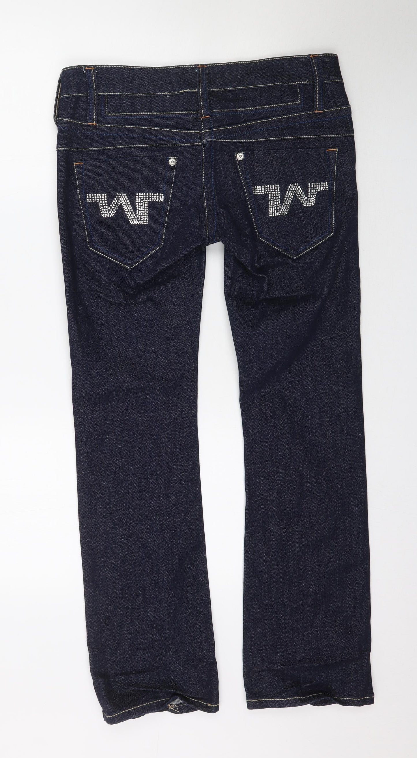 NEXT Womens Blue  Denim Straight Jeans Size 10 L30 in