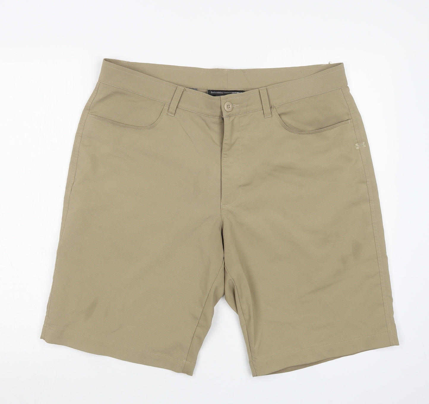 Under armour Mens Beige   Cargo Shorts Size 36 in