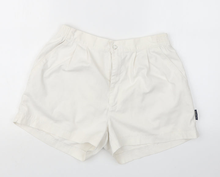 Olympus Womens White Cargo Shorts Size XL
