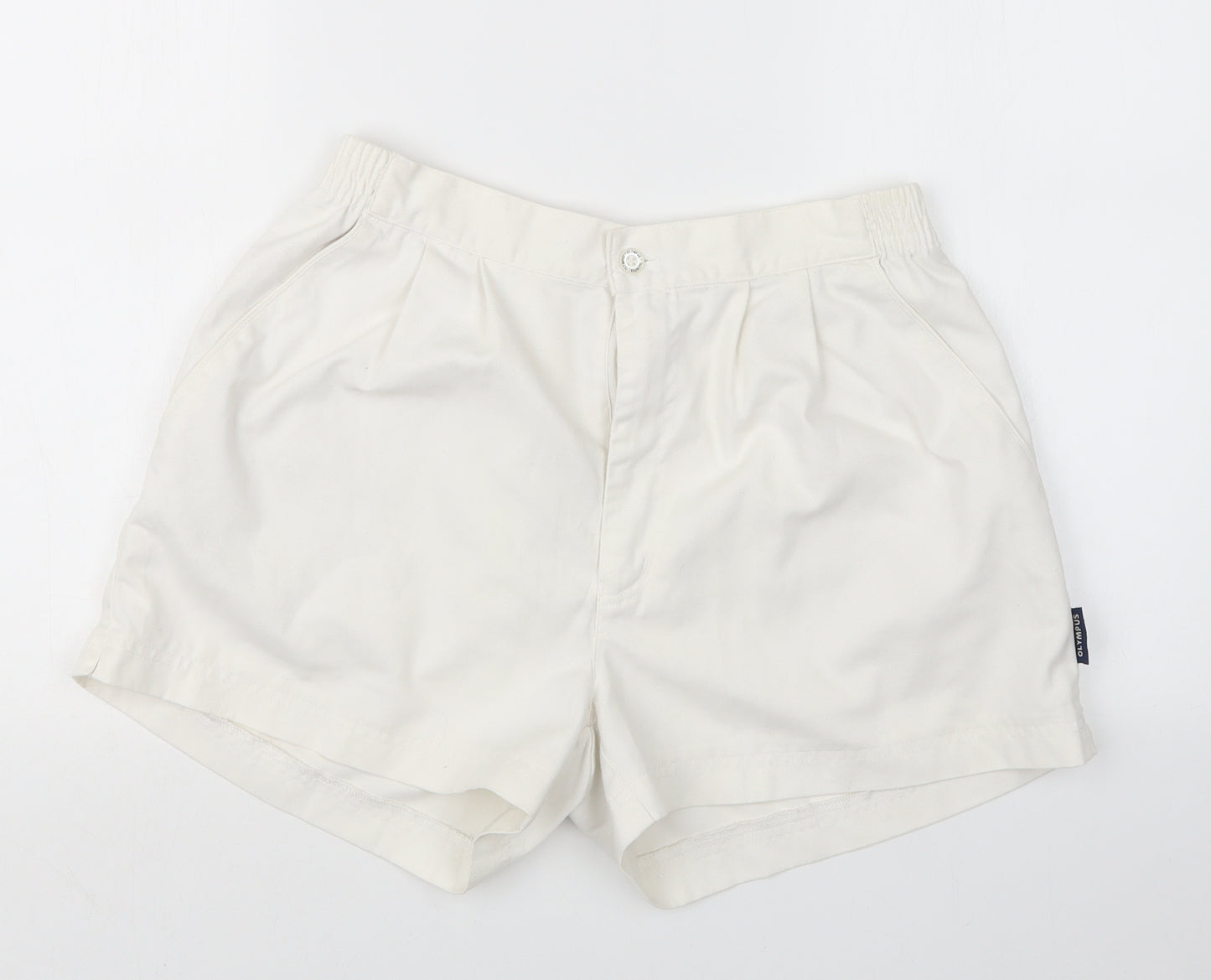 Olympus Womens White   Cargo Shorts Size XL