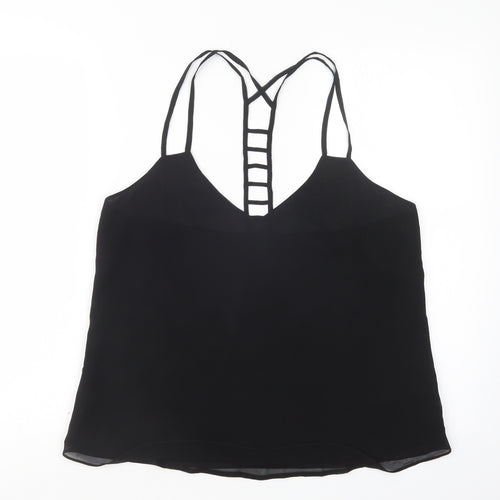 DEFINITIONS Womens Black   Basic Blouse Size 12