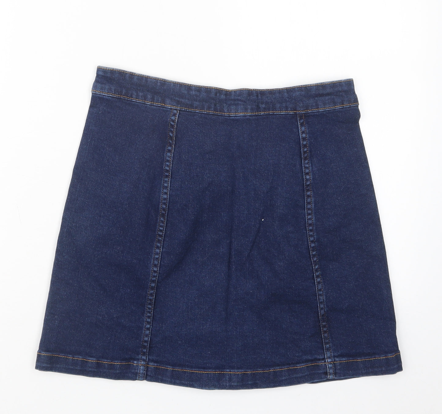 Parisian Womens Blue  Denim Straight & Pencil Skirt Size 8