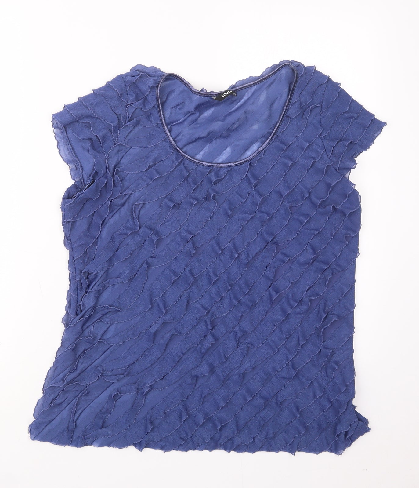 Roman Womens Purple   Basic Blouse Size 18