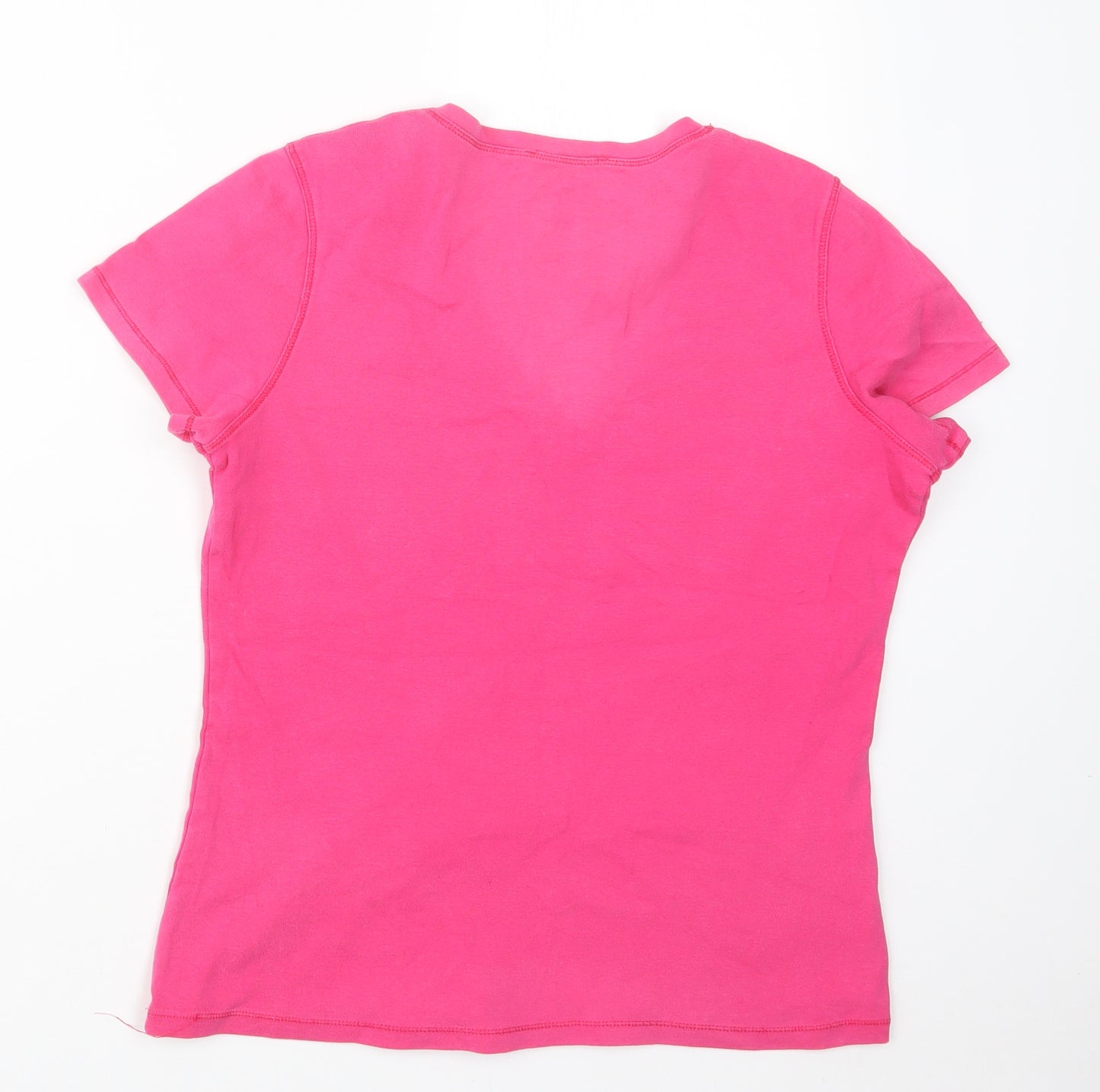 Marks and Spencer Womens Pink   Basic T-Shirt Size 16