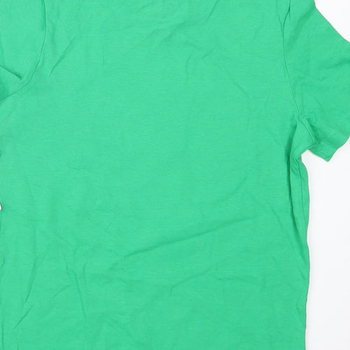 Tesco Boys Green   Basic T-Shirt Size 8-9 Years  - Minecraft
