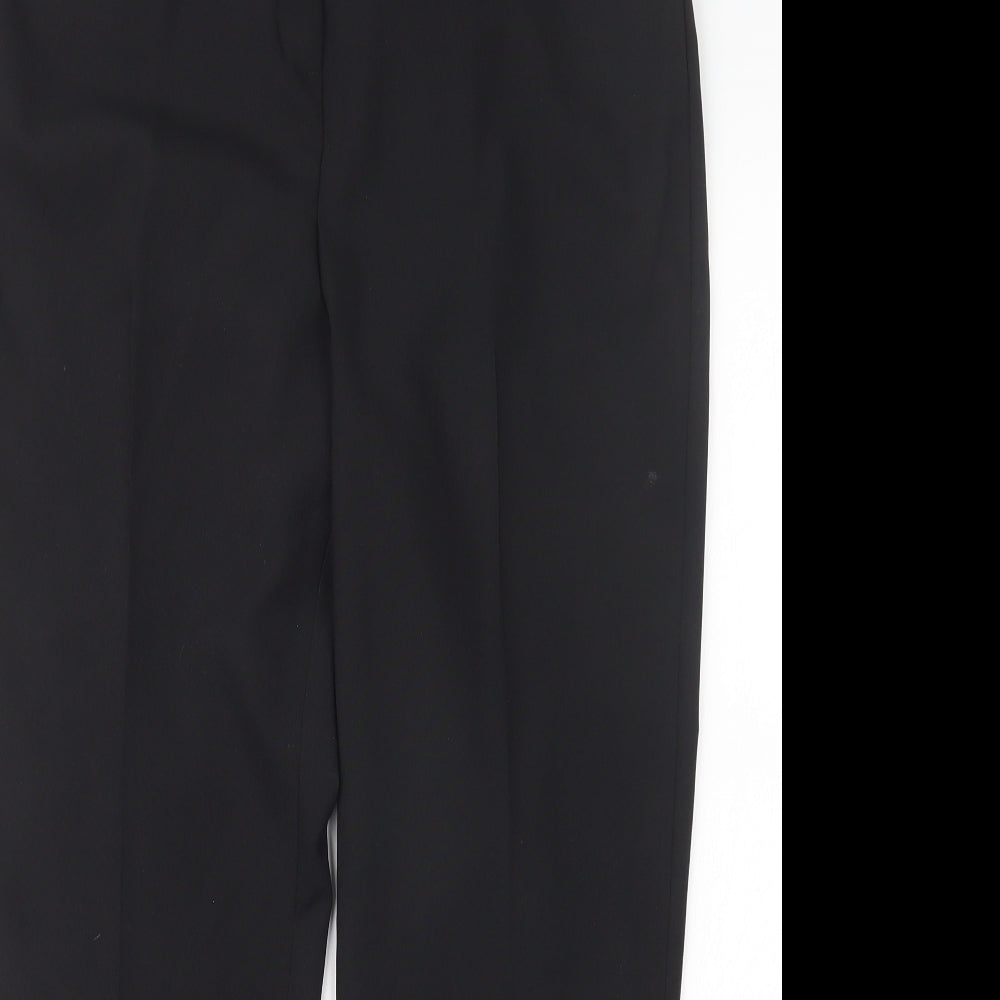 Papaya Womens Black   Trousers  Size 14 L28 in