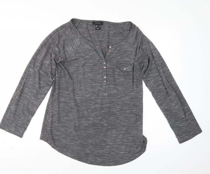 Atmosphere Womens Grey Basic T-Shirt Size 10