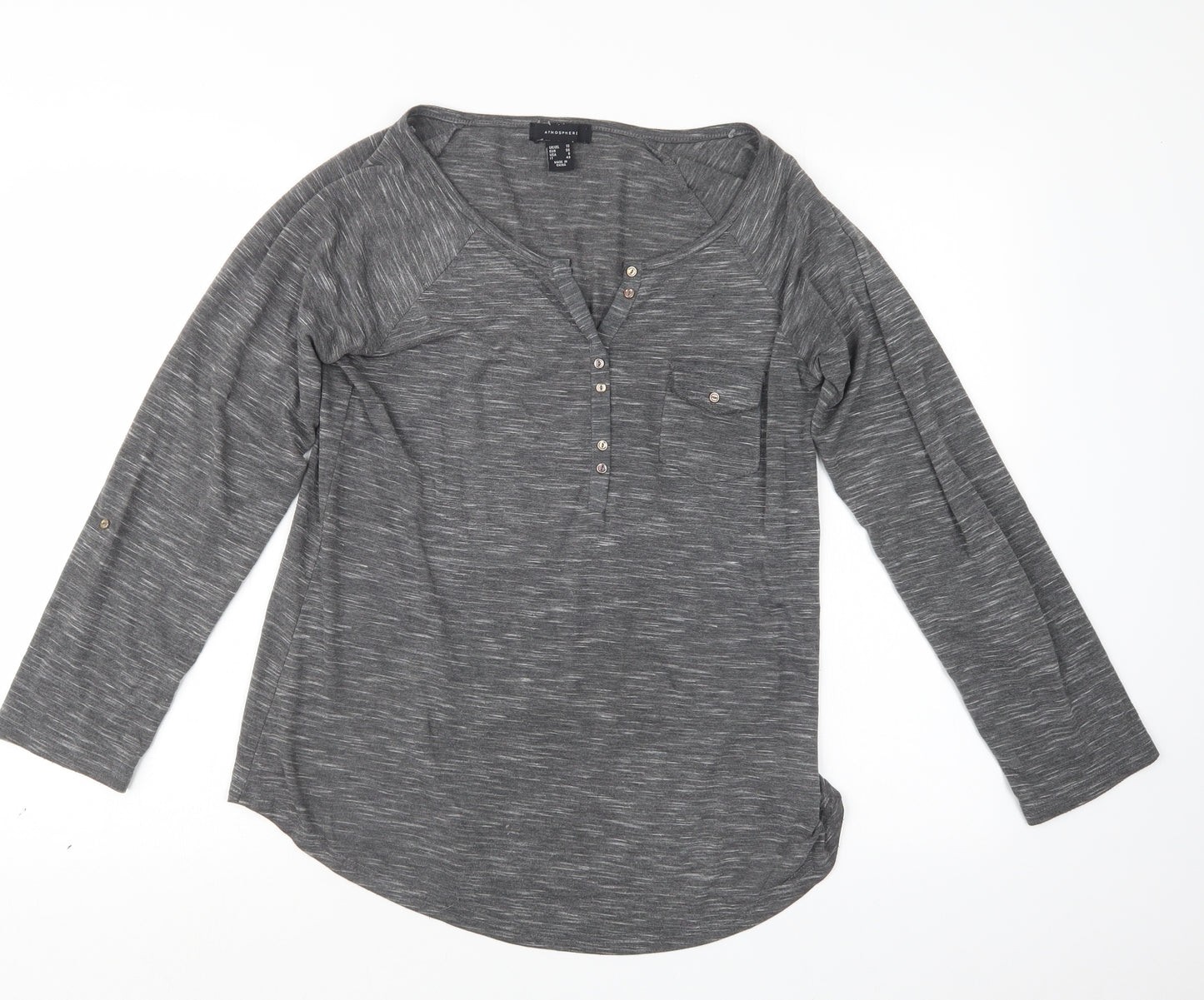Atmosphere Womens Grey   Basic T-Shirt Size 10