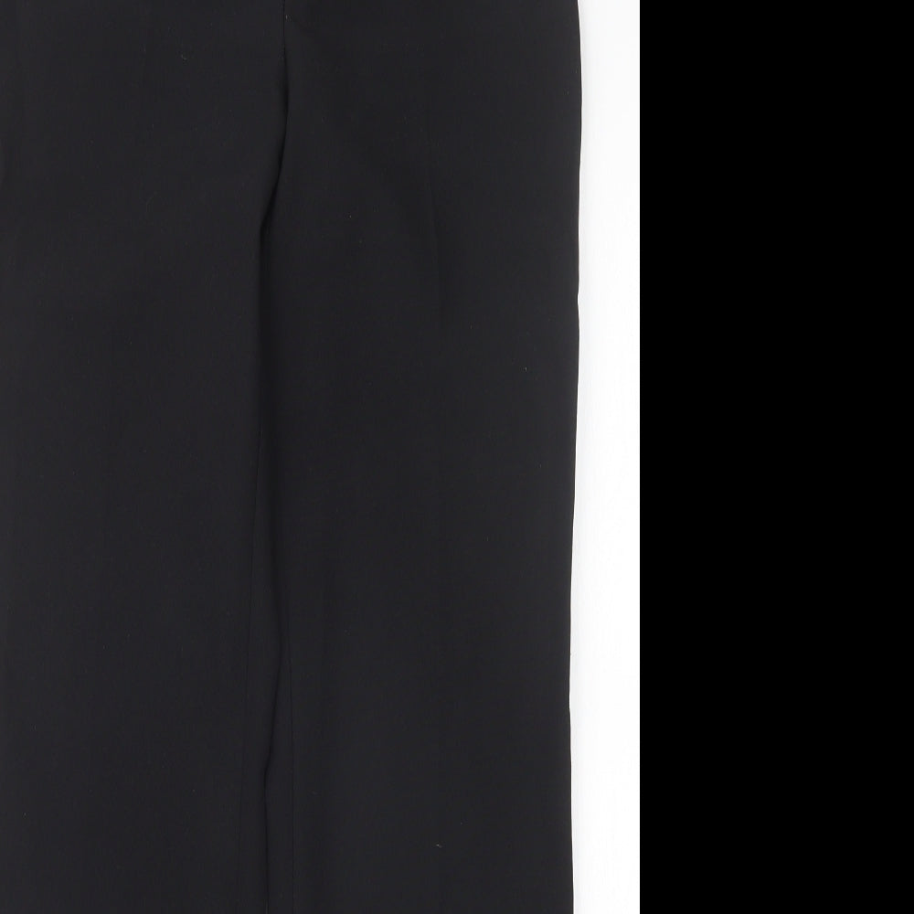Peacocks Womens Black   Trousers  Size 8 L30 in