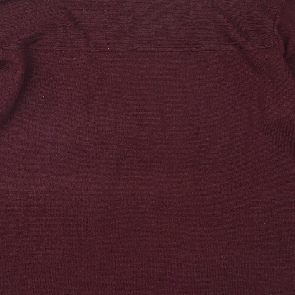 ARISTA Womens Purple  Knit Pullover Jumper Size 14