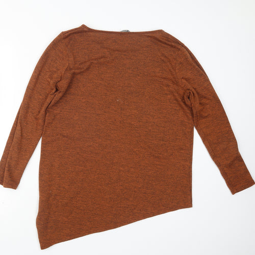 Peacocks Womens Orange   Pullover Jumper Size 12