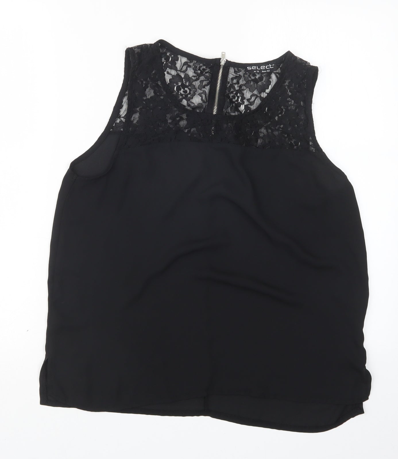 Select Womens Black   Basic Blouse Size 14