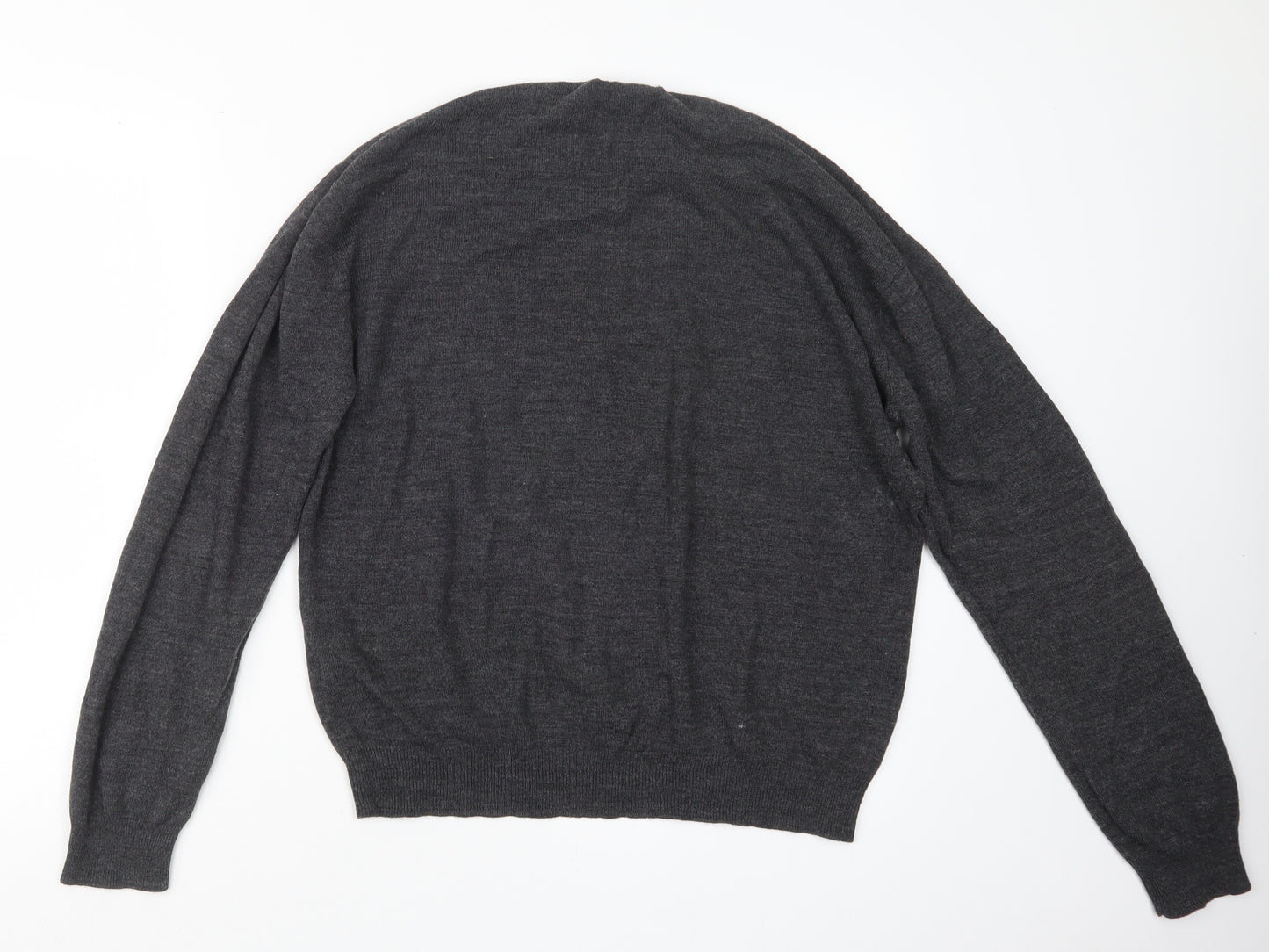 Pierre Cardin Mens Grey  Knit Pullover Jumper Size L