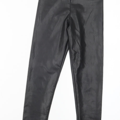 Matalan Girls Black   Capri Trousers Size 8 Years