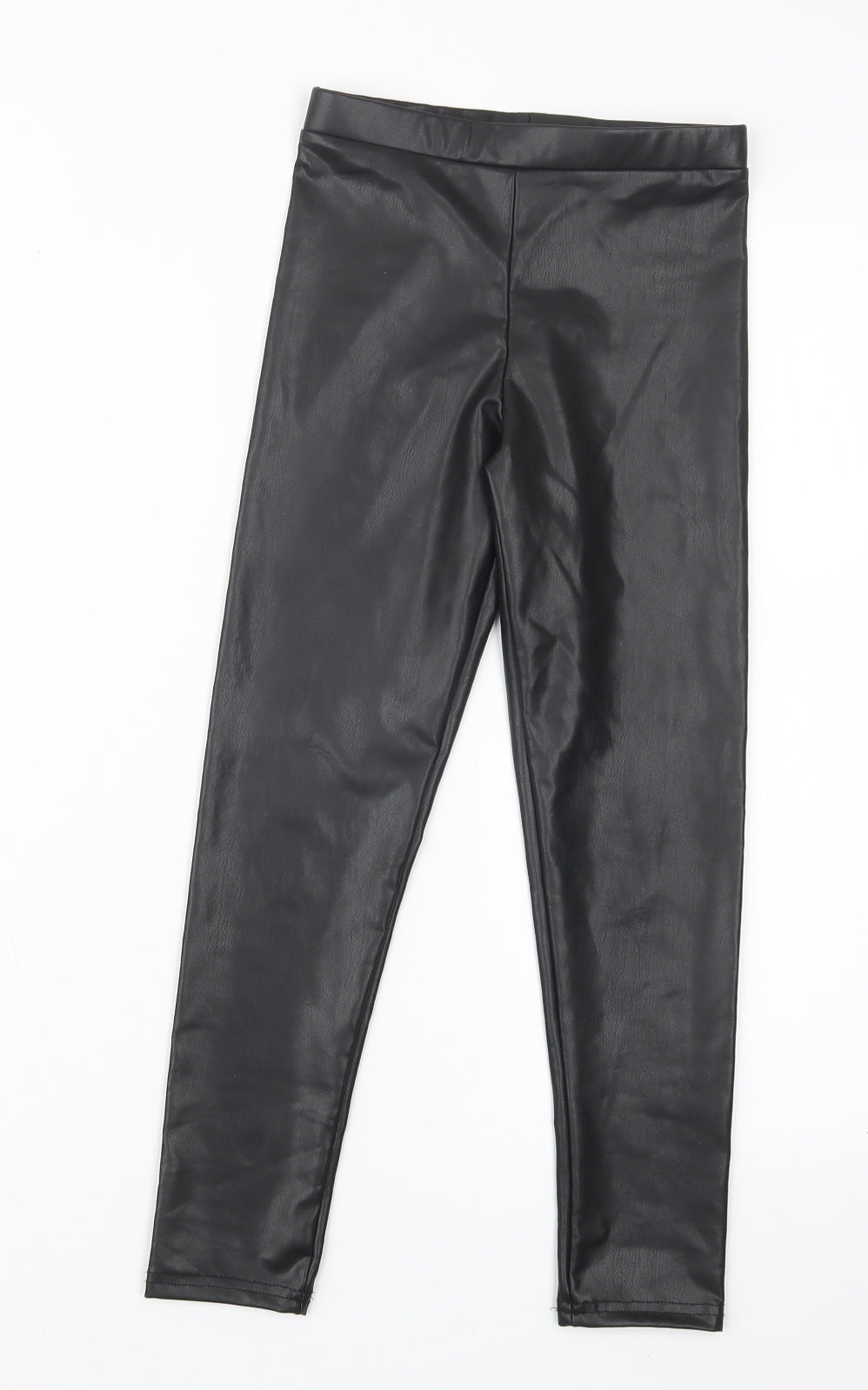 Matalan Girls Black   Capri Trousers Size 8 Years
