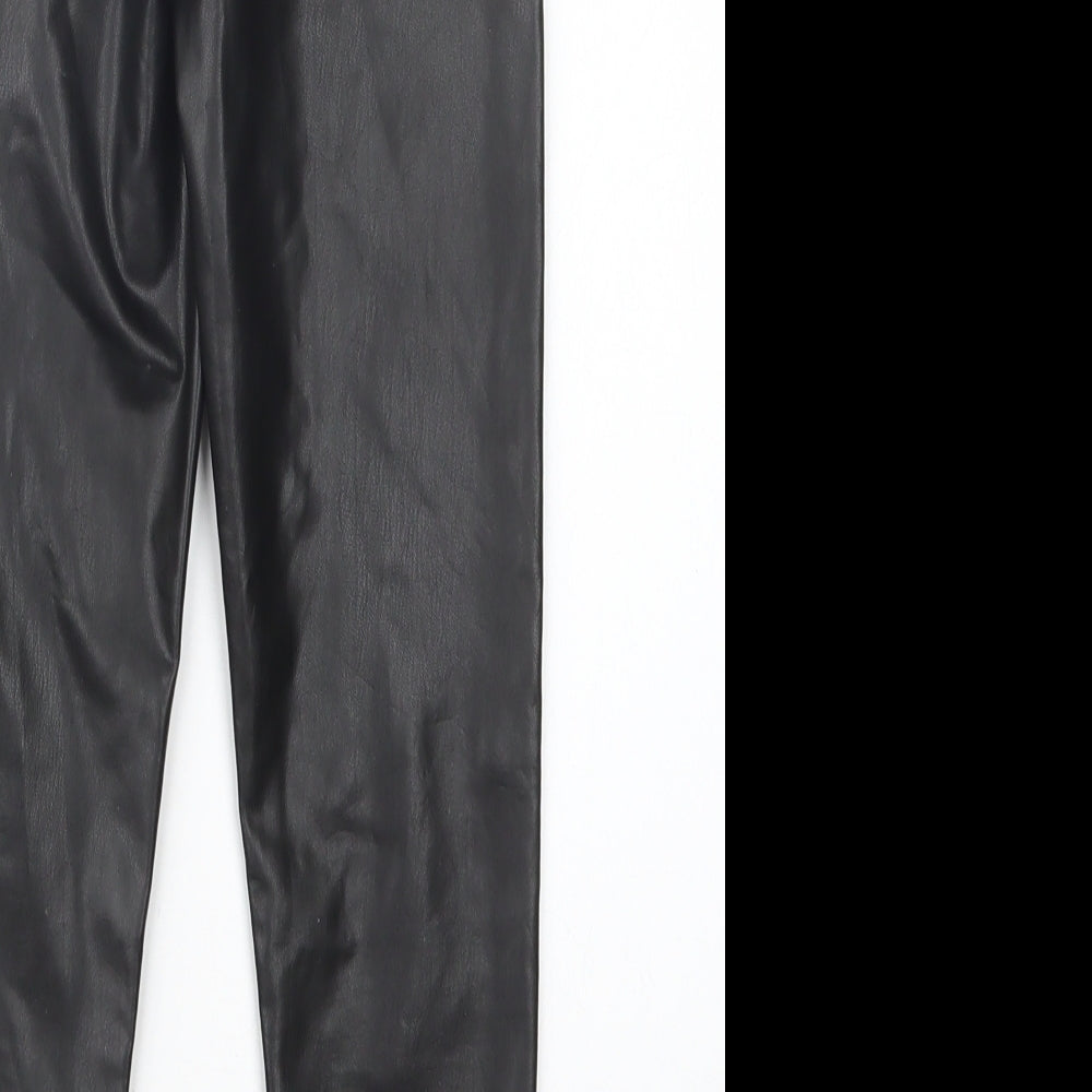 Matalan Girls Black   Capri Trousers Size 8 Years
