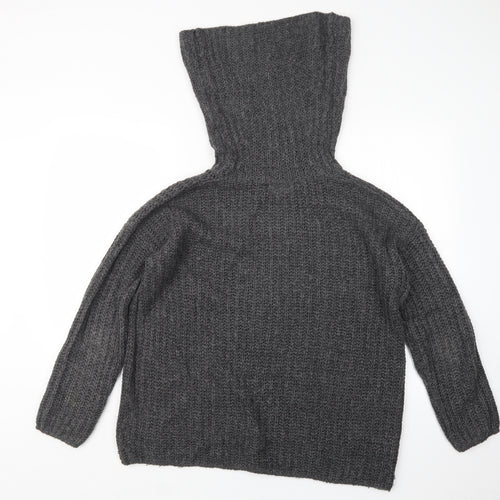 Onfire Womens Grey  Knit Pullover Jumper Size 12