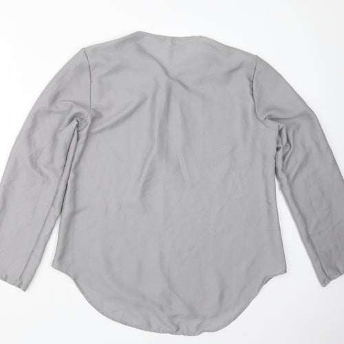 Preworn Womens Grey   Basic Blouse Size XL