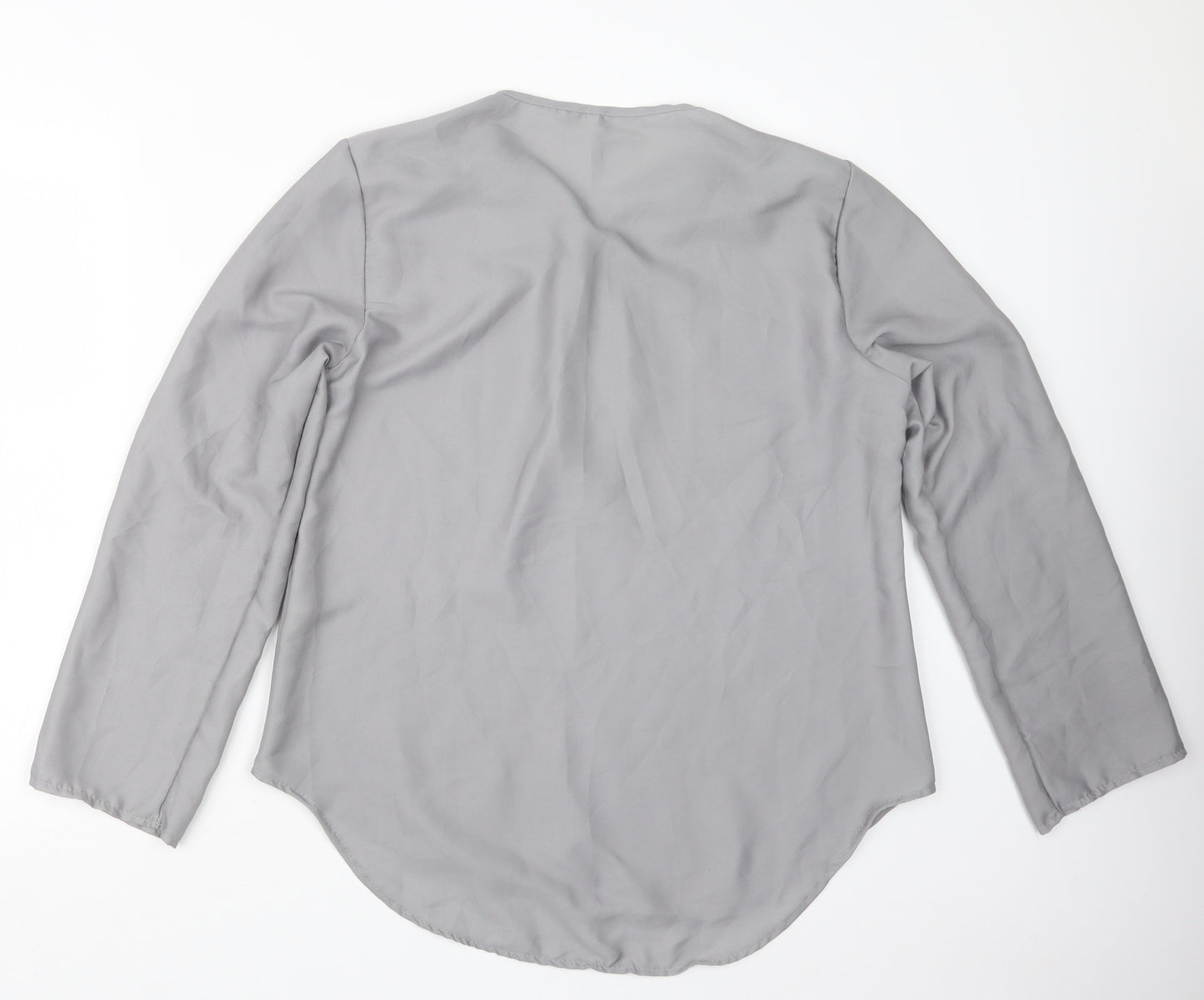Preworn Womens Grey   Basic Blouse Size XL