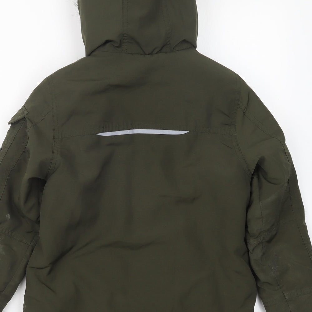 NEXT Boys Green   Jacket Coat Size 7 Years
