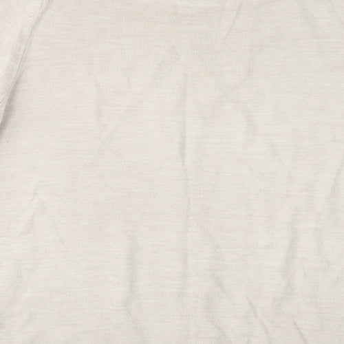 Marks and Spencer Womens Beige  Knit Pullover Jumper Size 12