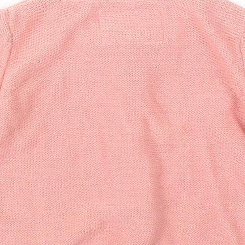 TU Girls Pink  Knit Cardigan Jumper Size 3-4 Years