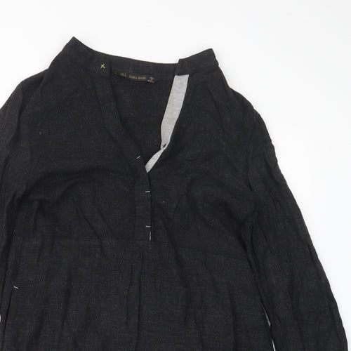 Zara Womens Black   T-Shirt Dress  Size S