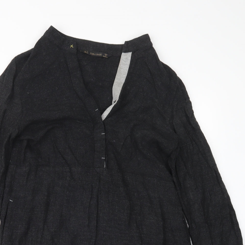 Zara Womens Black   T-Shirt Dress  Size S