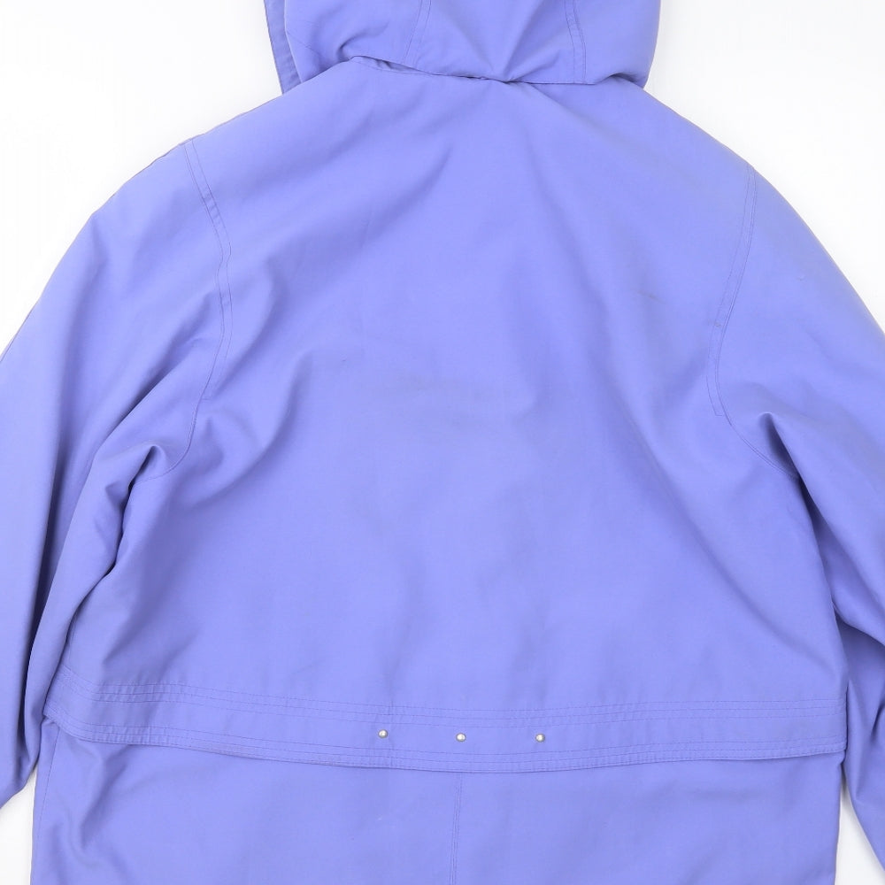 Telemac Womens Purple   Jacket Coat Size M