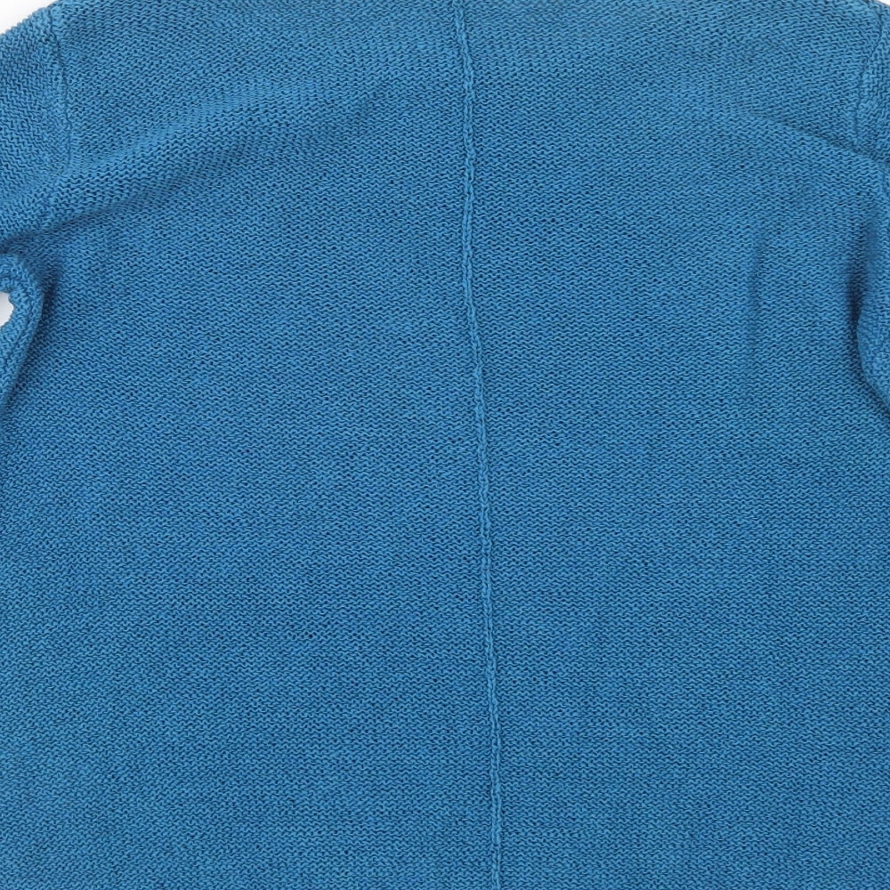 White Stuff Womens Blue  Knit Pullover Jumper Size 12