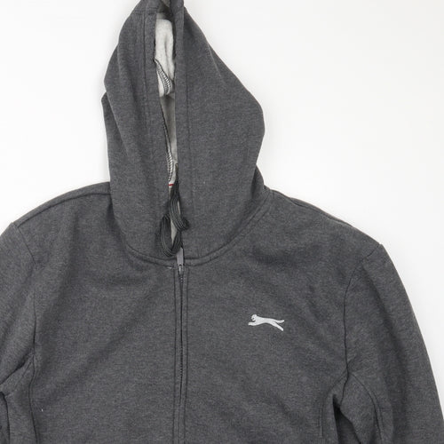 Slazenger Mens Grey   Full Zip Hoodie Size M