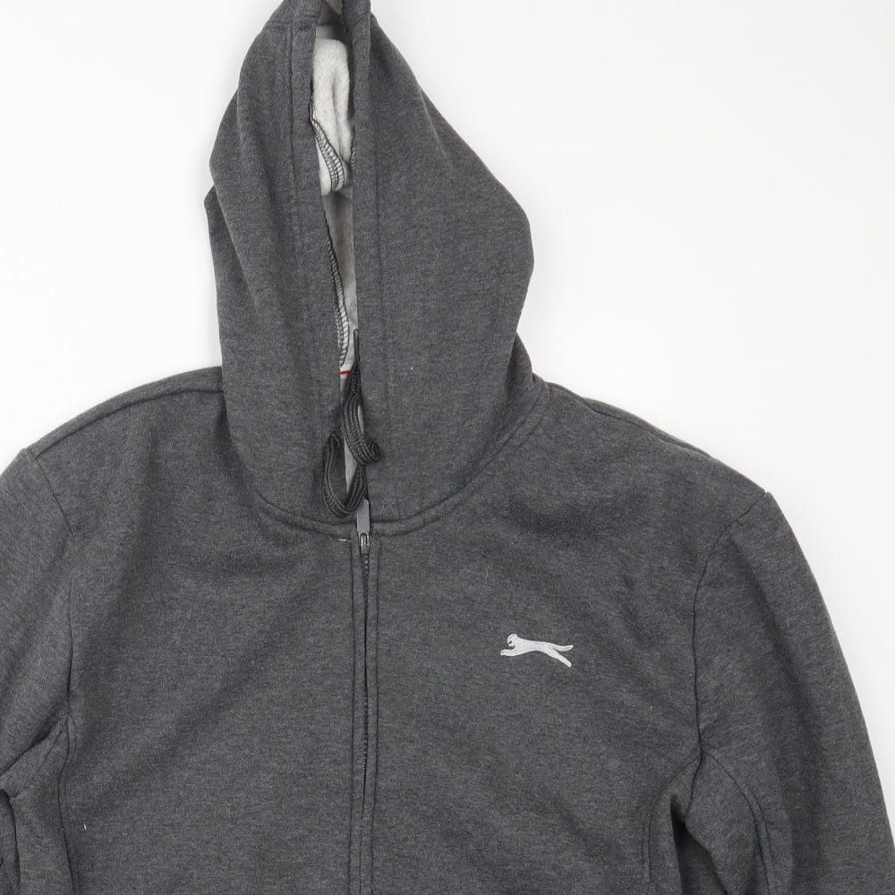 Slazenger Mens Grey   Full Zip Hoodie Size M