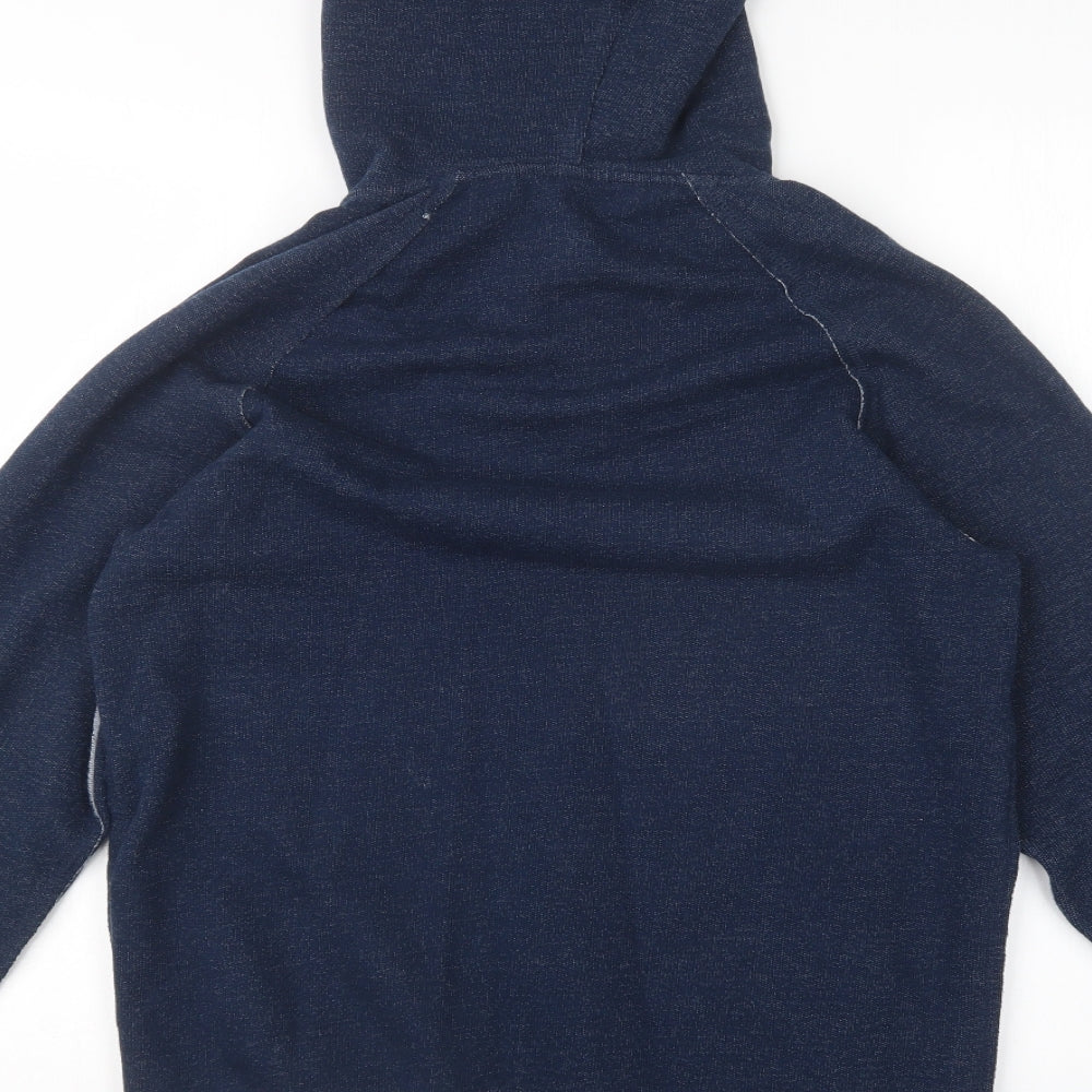 Element for Life Mens Blue  Denim Pullover Hoodie Size S