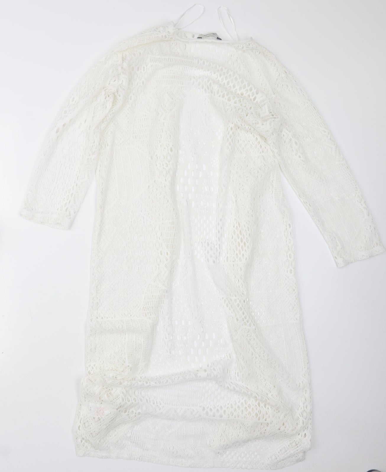 Peacocks Womens White   Cardigan Jumper Size M