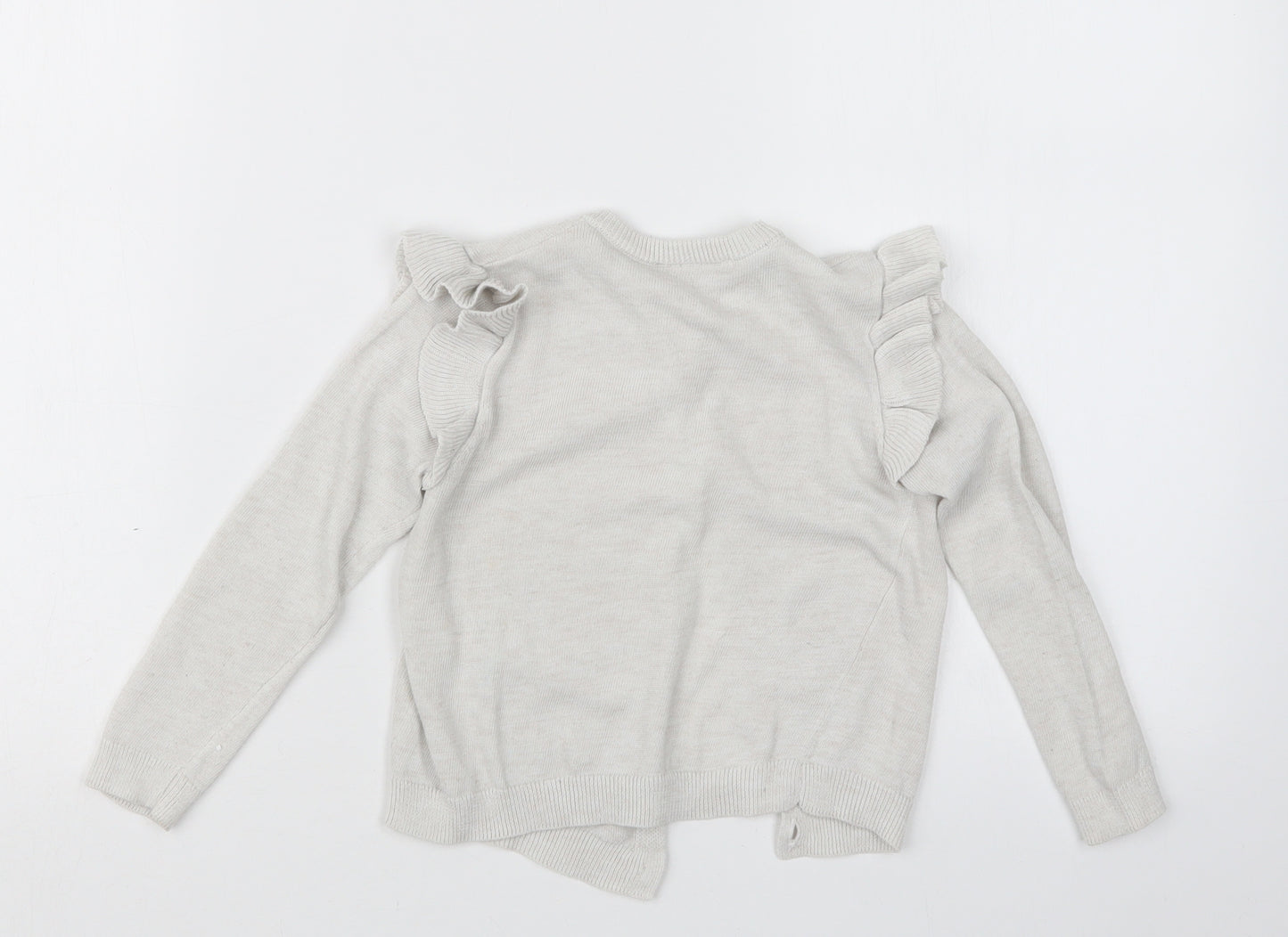 Matalan Girls Grey   Cardigan Jumper Size 4 Years