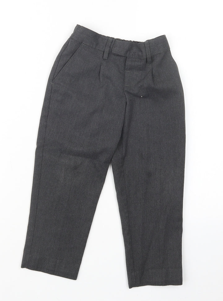 Marks and Spencer Girls Grey   Cargo Trousers Size 3-4 Years