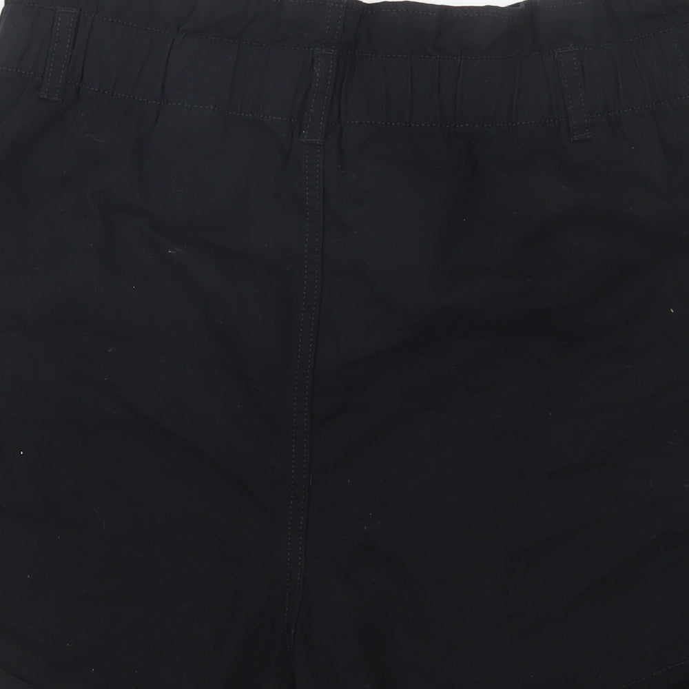 H&M Womens Black   Boyfriend Shorts Size 16